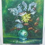 W.adams bouquet of flowers oil on canvas bouquet of flowers oil on canvas