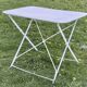 Vintage 1950s wrought iron folding garden table