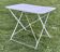 Vintage 1950s wrought iron folding garden table