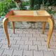 Table portefeuille placage bois années 50