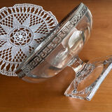 Standing cut square glass base