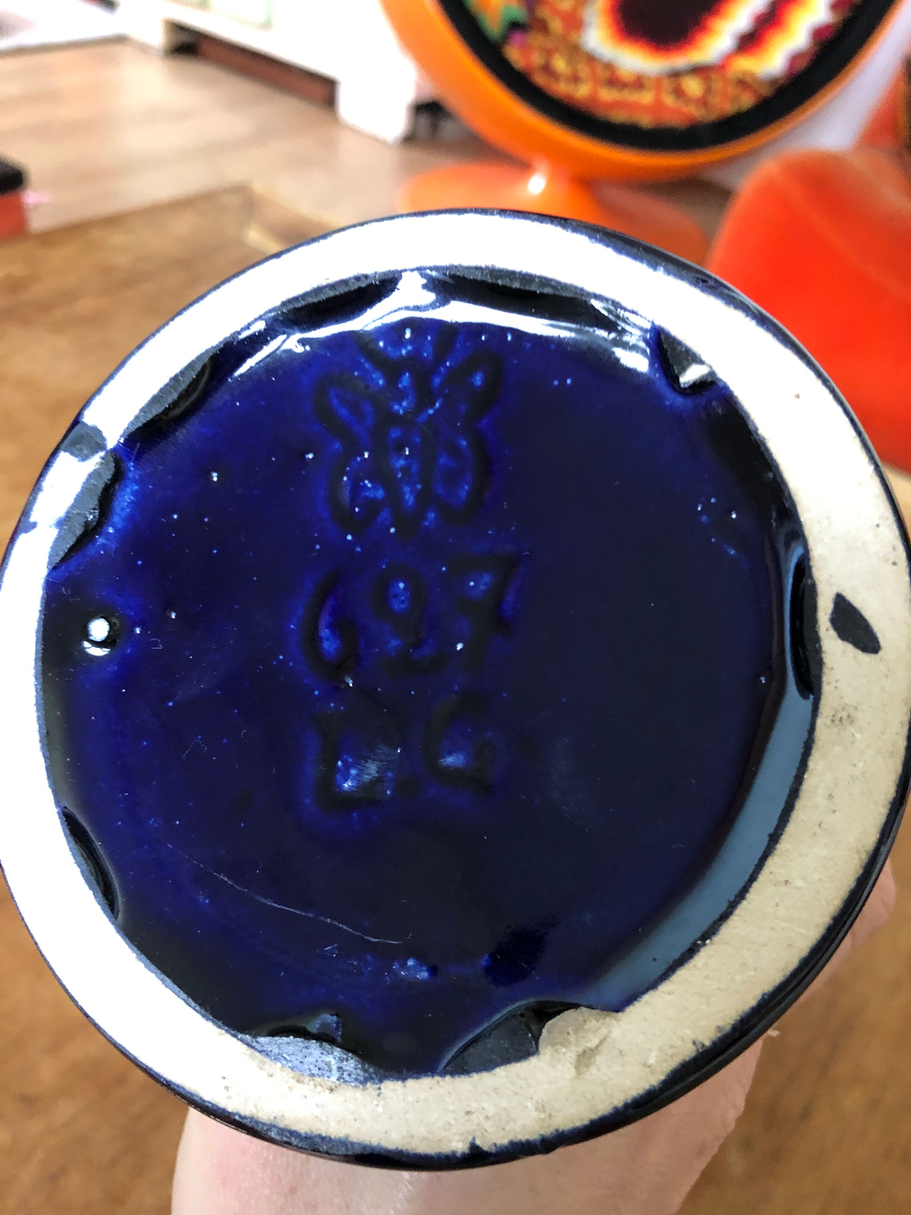 Art deco vase faience of vierzon louis gueule