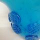 Blue Murano glass centerpiece 1980
