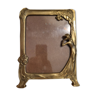 Art Nouveau brass frame, 1950