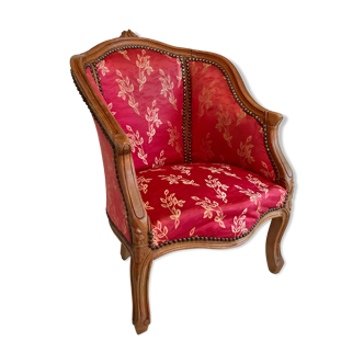 Louis XV style shepherdess armchair