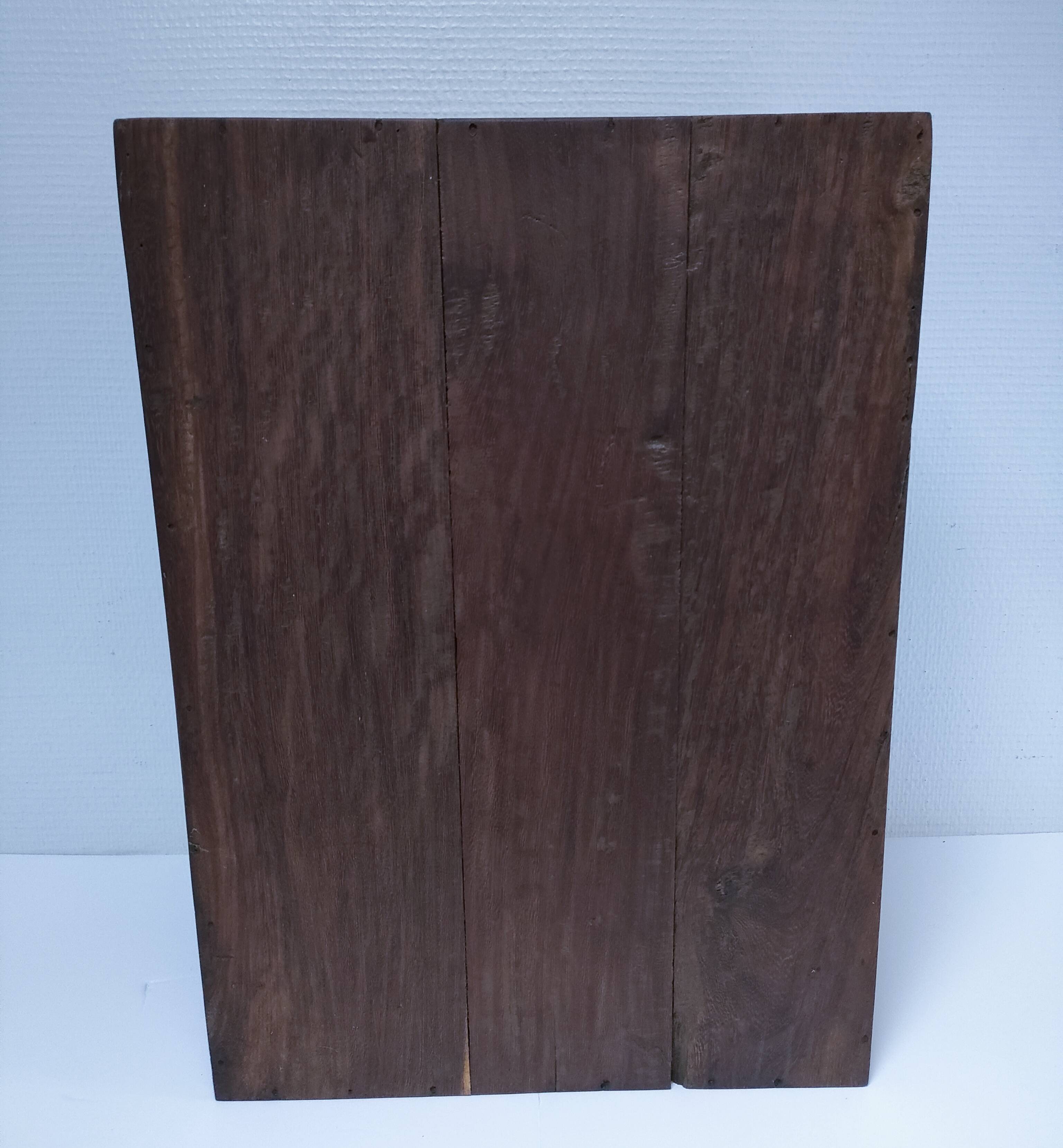 vintage patinated solid wood shelf