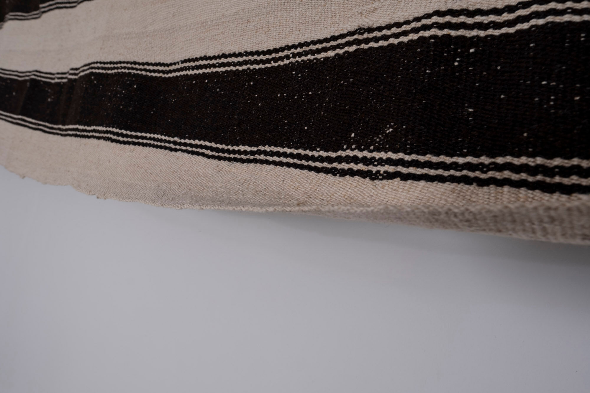 Vintage Striped Long Turkish Hemp Kilim Rug 68 x 464 cm