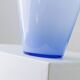 Vintage blue Murano glass vase - Italy 1970s - Flower vase, double glass, timeless shape - Elegant retro decoration, gift idea