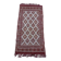 Brown margoum rug hand-woven in natural wool