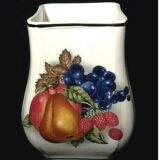 Ceramic vase with fruit decoration porcelain frazarte