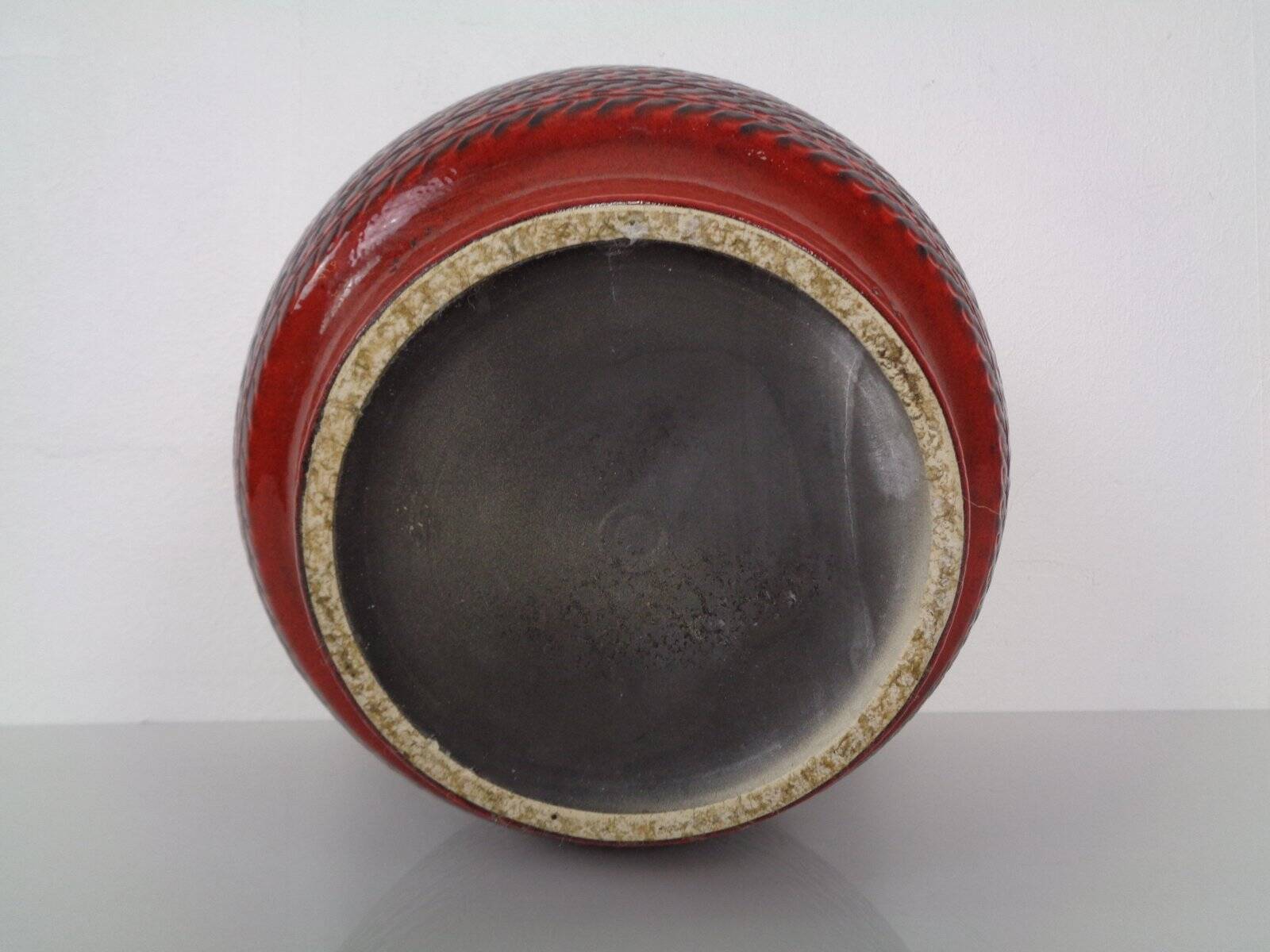 Large ceramic cachepot from Bay Keramik, Germany, 1970s.