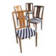Set of 4 vintage Troeds chairs in teak, Sweden, 1970s.