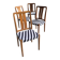Set of 4 vintage Troeds chairs in teak, Sweden, 1970s.
