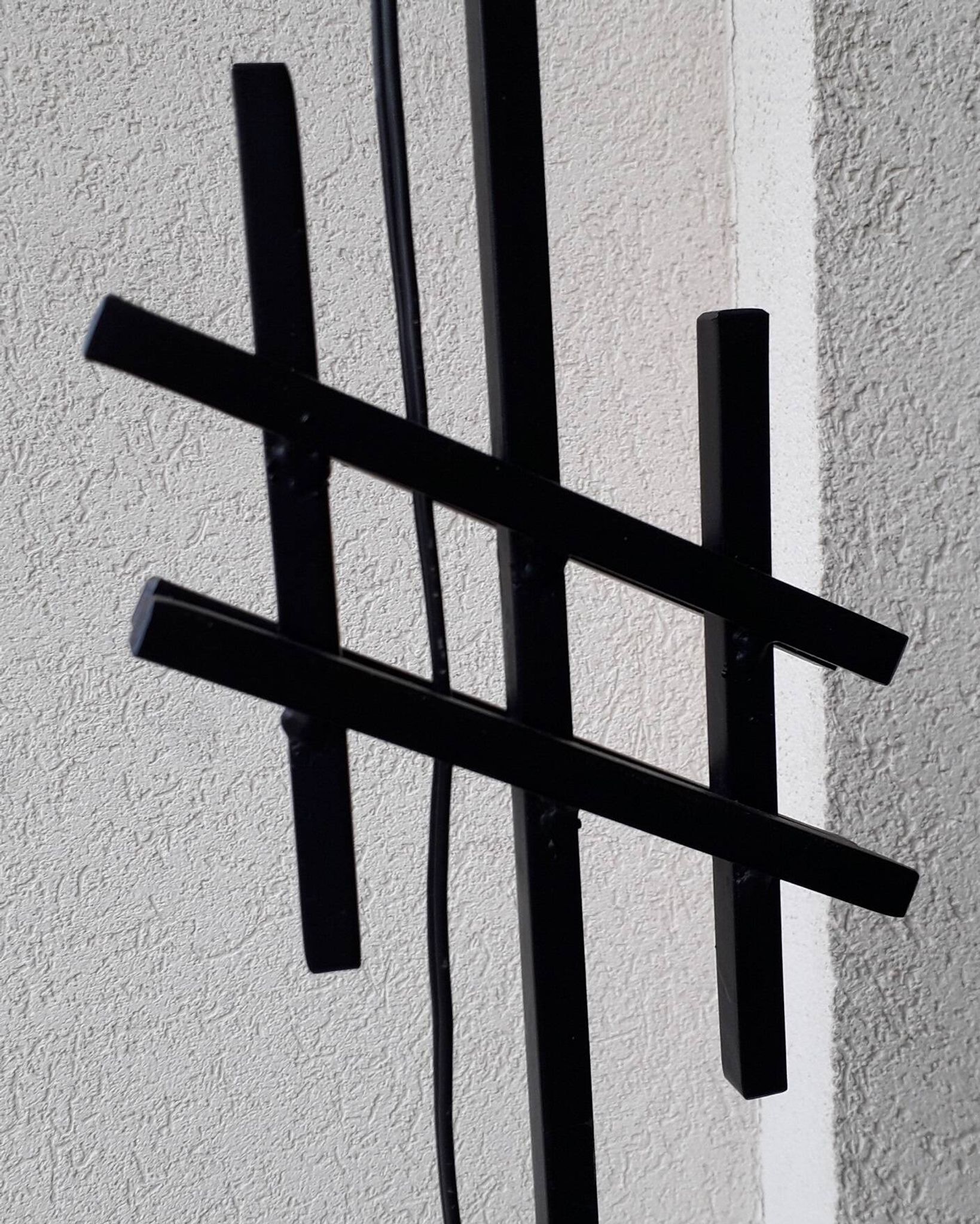 Lampadaire minimaliste en fer