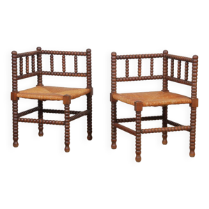 Paire de petites chaises