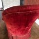 Paire de fauteuils crapaud velours