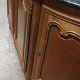 Enfilade de style louis XV en merisier 4 portes
