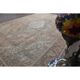 1970s Vintage Persian Handmade Wool Cotton Orange Area Rug 285x381