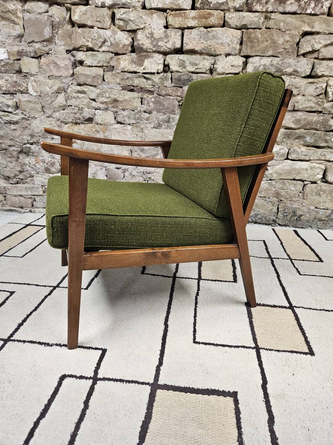 Fauteuil scandinave vintage 1960"