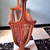 Wooden Art Nouveau magazine holders