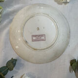 Fontanges Plate Sarreguemines