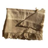 Tablecloth and its 6 napkins in natural fibre wabi sabi.