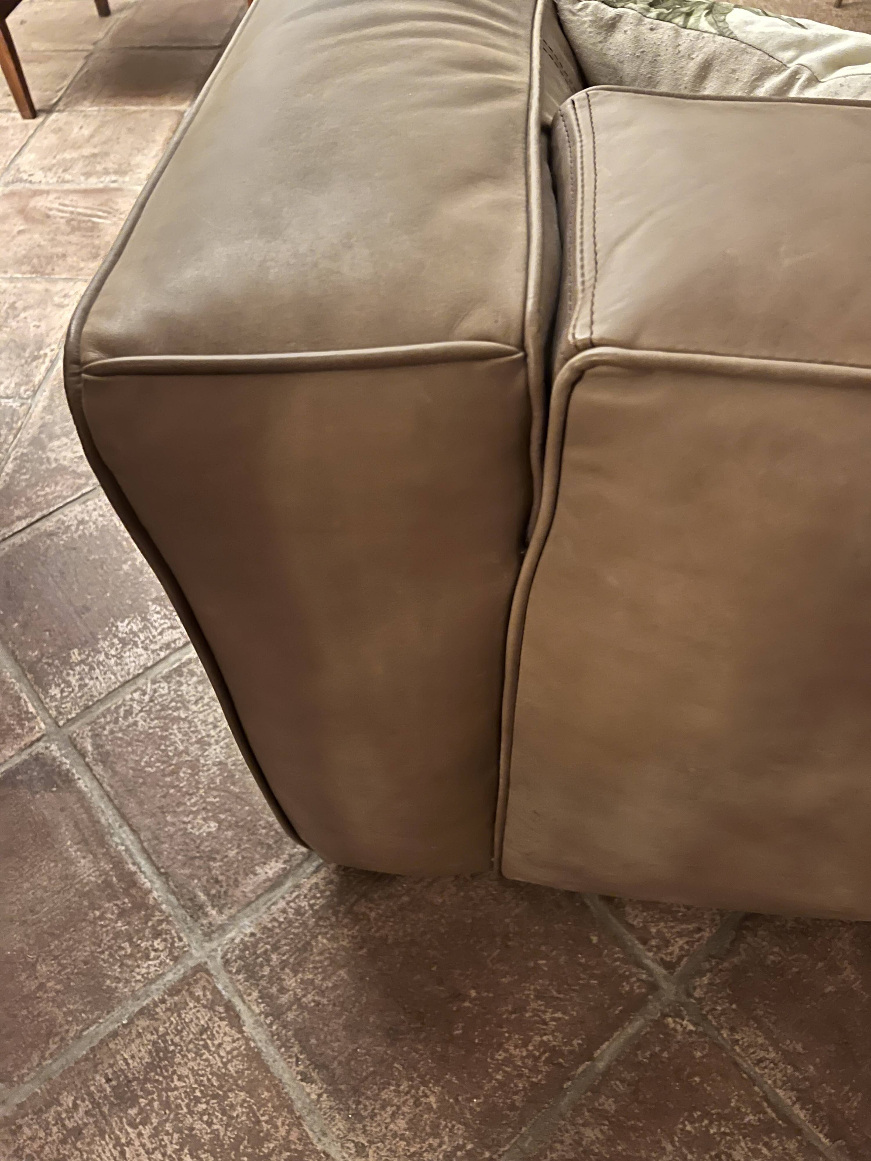 leather sofa