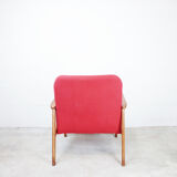 Red feet compass Chair wood