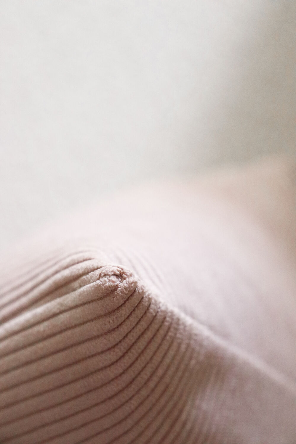 Powder pink berlingot cushion