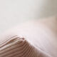 Powder pink berlingot cushion