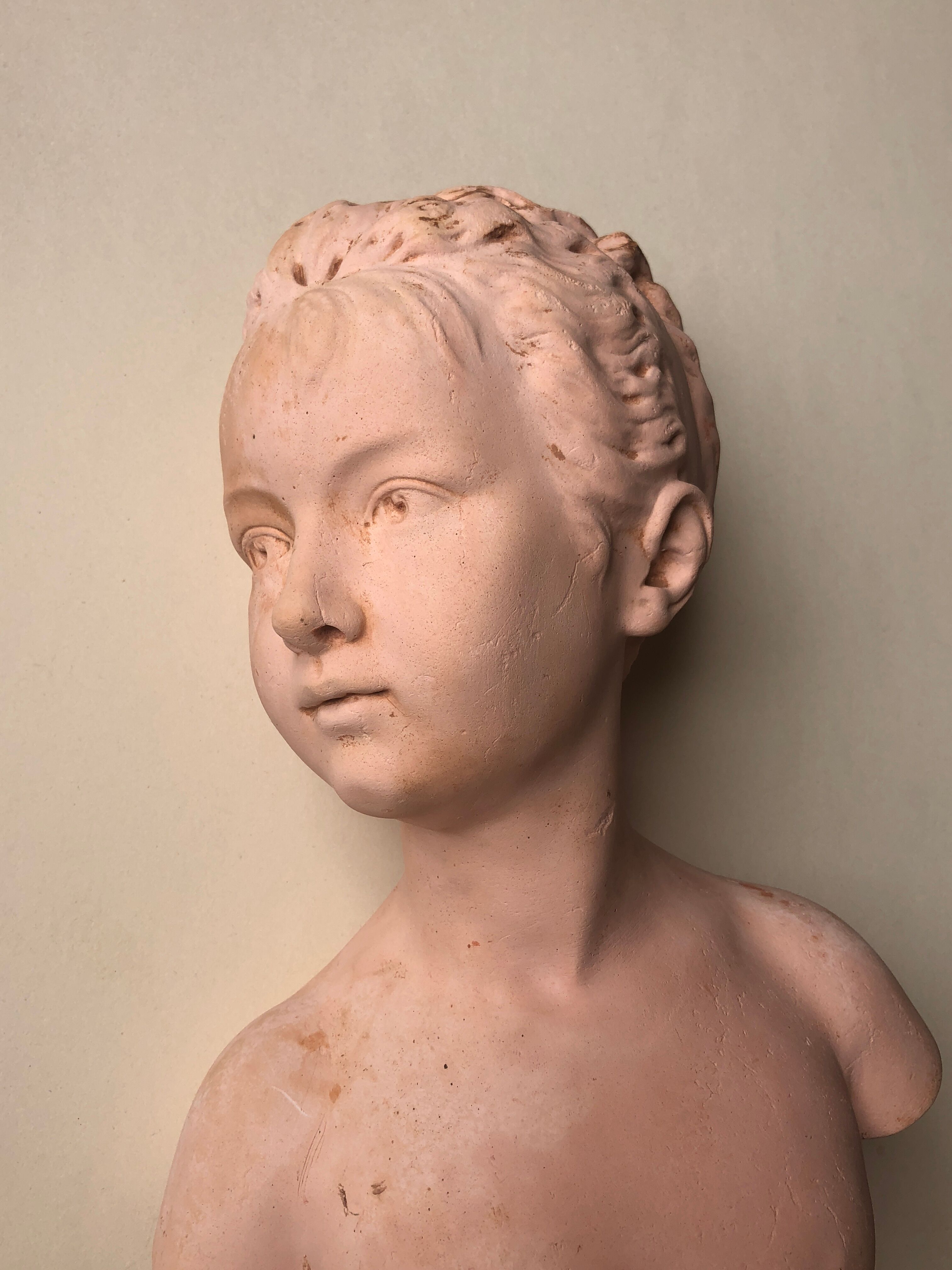 Plaster bust