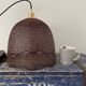 Vintage braided wicker suspension electrified to nine