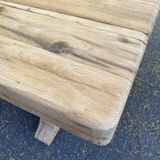 Table à manger de monastère rénovée en chêne massif du 18ème 200cm