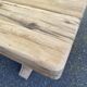 Renovated monastery dining table in solid oak from the 18th century, 200cm.