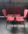 Vintage red chairs from the 60s