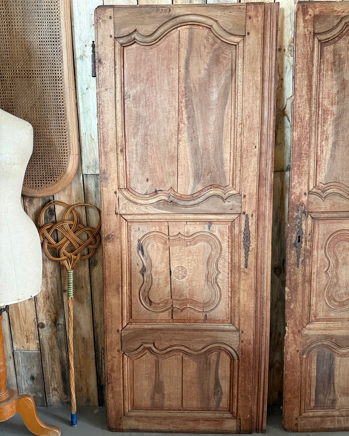 Pair of old wardrobe doors