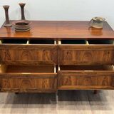 Low Scandinavian cabinet in Rio rosewood