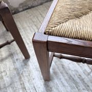 Set 4 chaises rustiques chêne De puydt, Belgique 1970