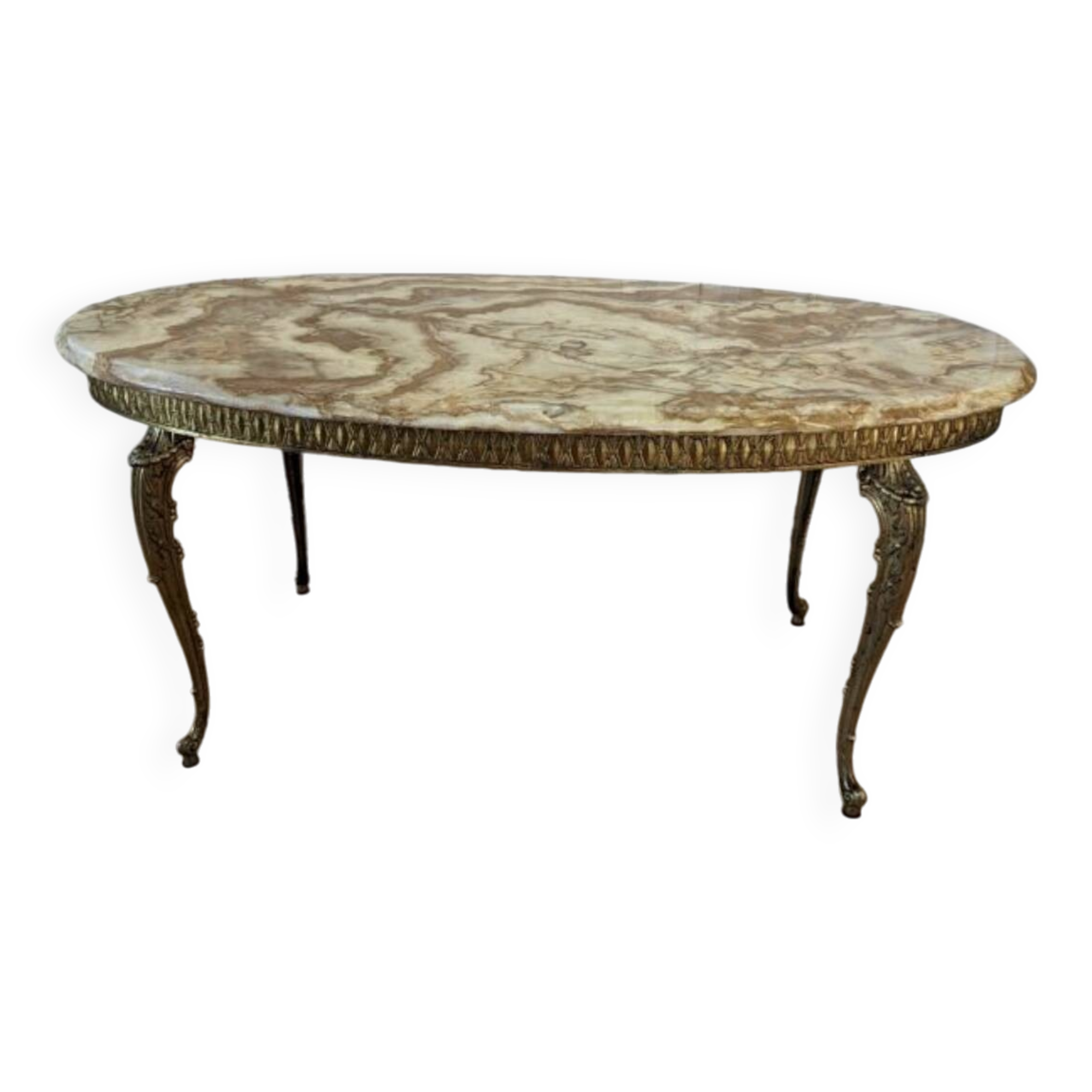 Table basse Louis XV en marbre