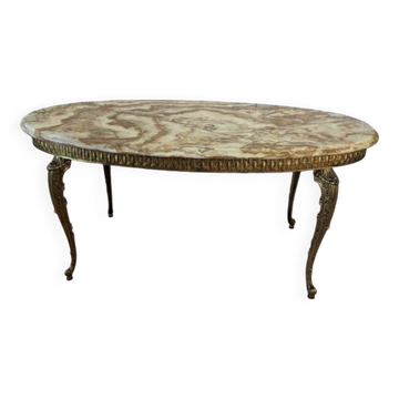 Table basse Louis XV en marbre