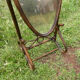 Vintage rattan psychedelic mirror 175x56cm