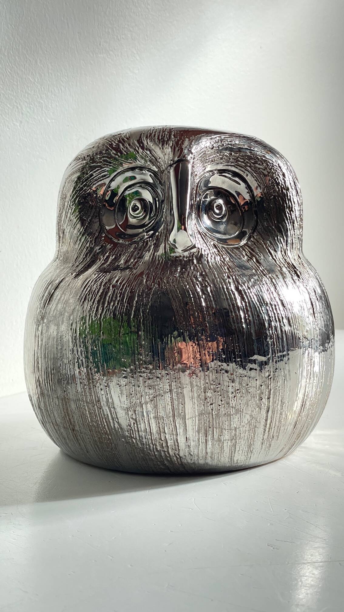 Owl Ceramic by Aldo LONDI