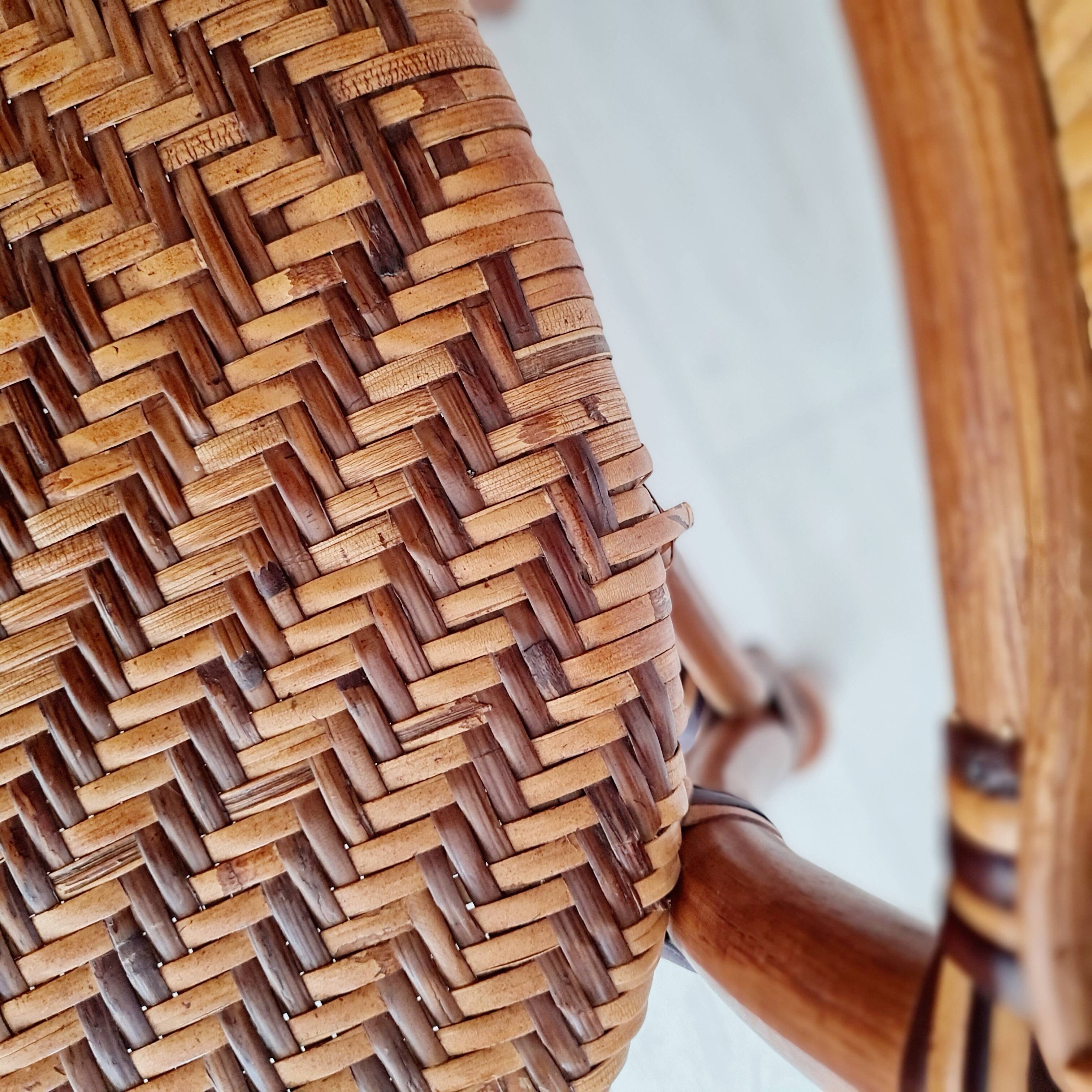 Rattan bistro chairs