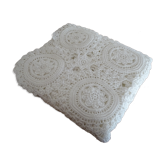 Old crochet tea tablecloth 88 x 88