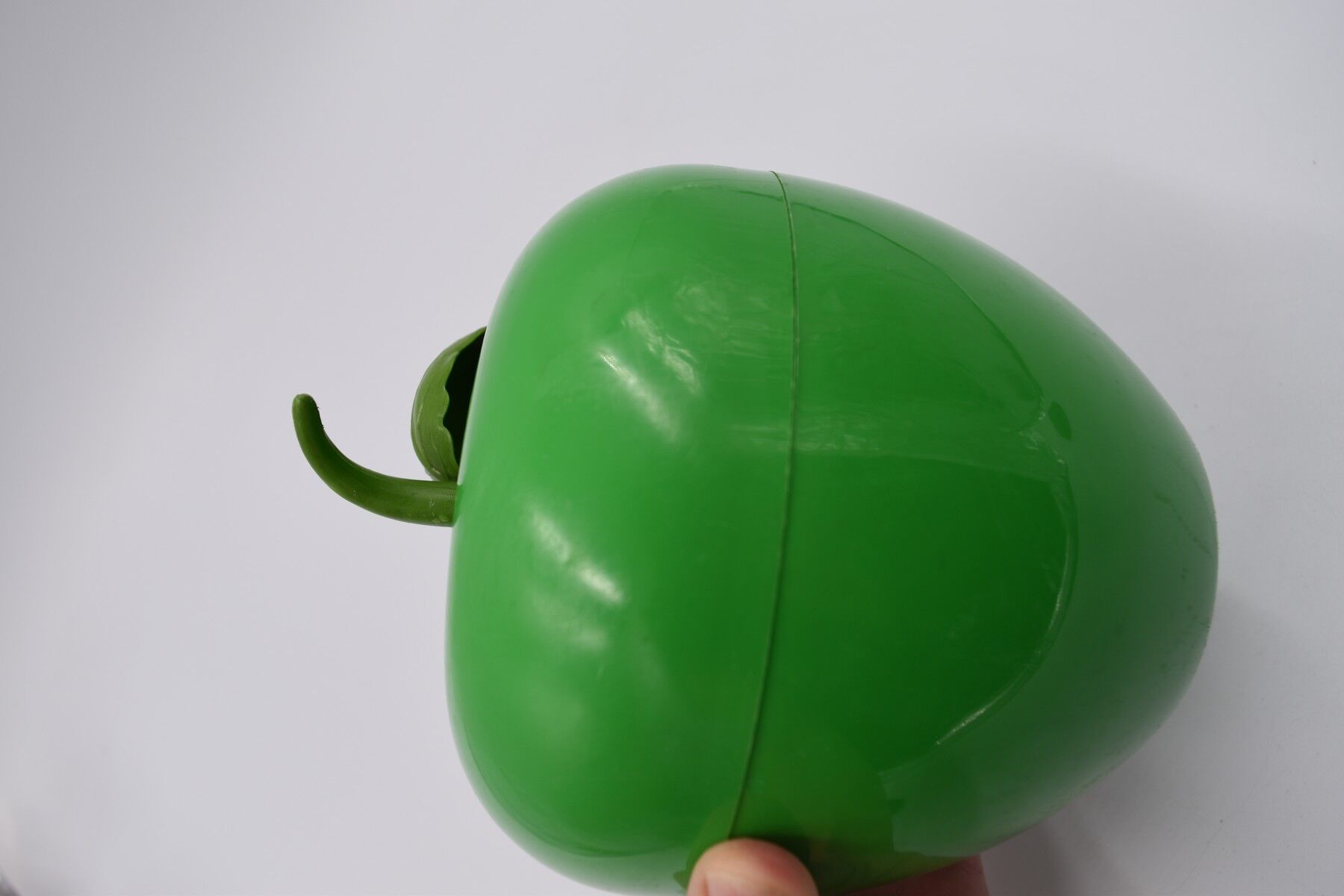 Vintage ice bucket in the shape of a green apple