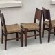 4 modernist chairs from the 1950s.