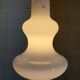 Suspension style scandinave en verre opalin - années 50