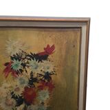 Flower Painting By Francois Philippe 1920-1995, 1960/70s.