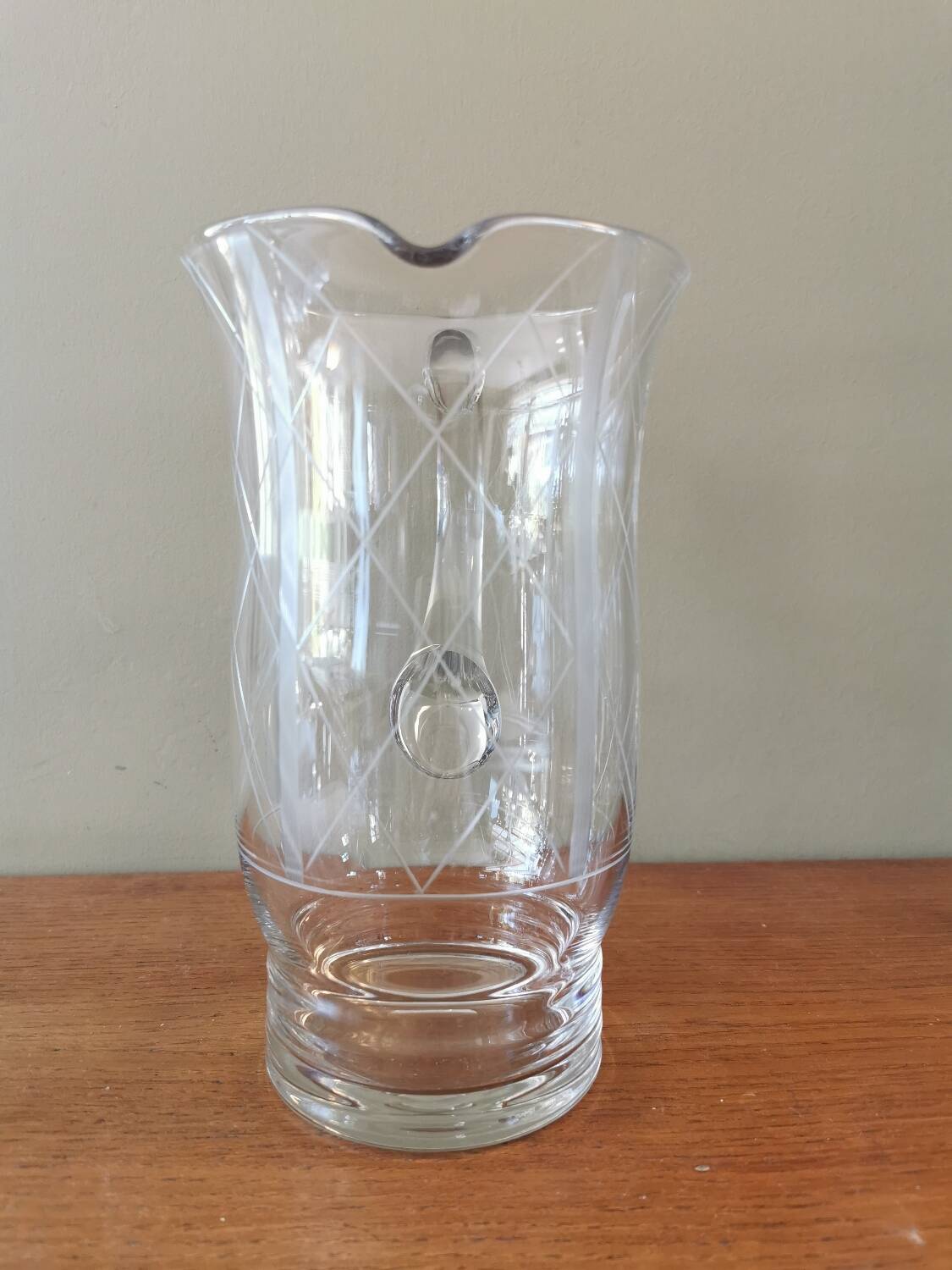 Vintage crystal orangeade set