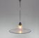 Space Age Italian Bubble Glass & Chrome Pendant Light, 1970's